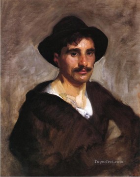 Retrato de gondolero John Singer Sargent Pinturas al óleo